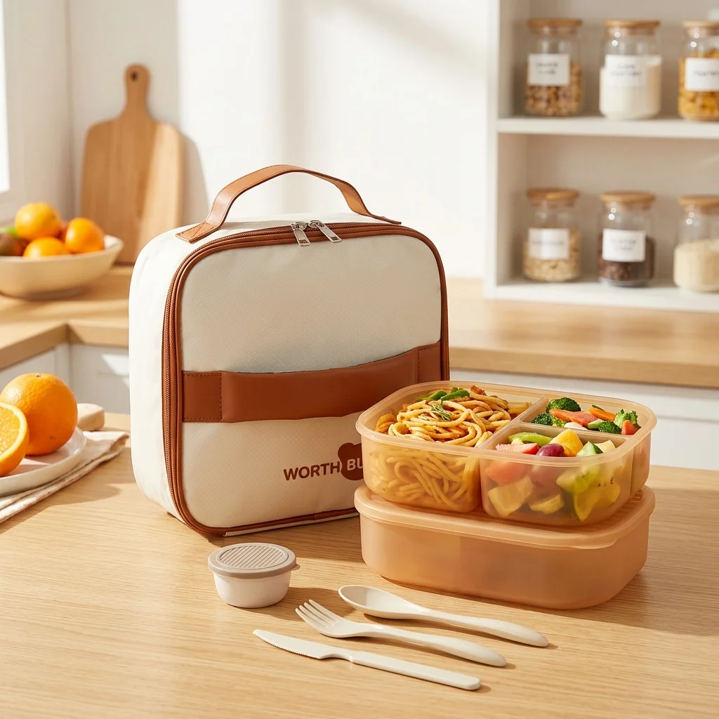 Detachable Plastic Bento Box M - огляд і ціна Food Storage With Dividers
