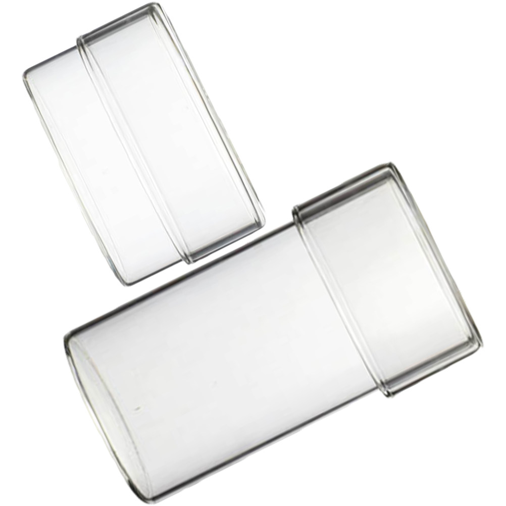2Pcs Premium Transparent Glass - огляд і ціна Food Storage Containers