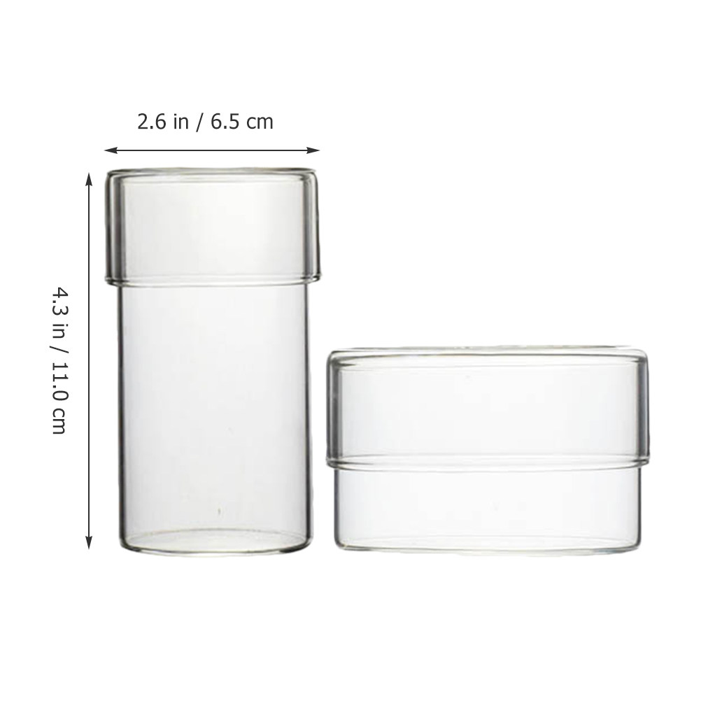 2Pcs Premium Transparent Glass - огляд і ціна Food Storage Containers