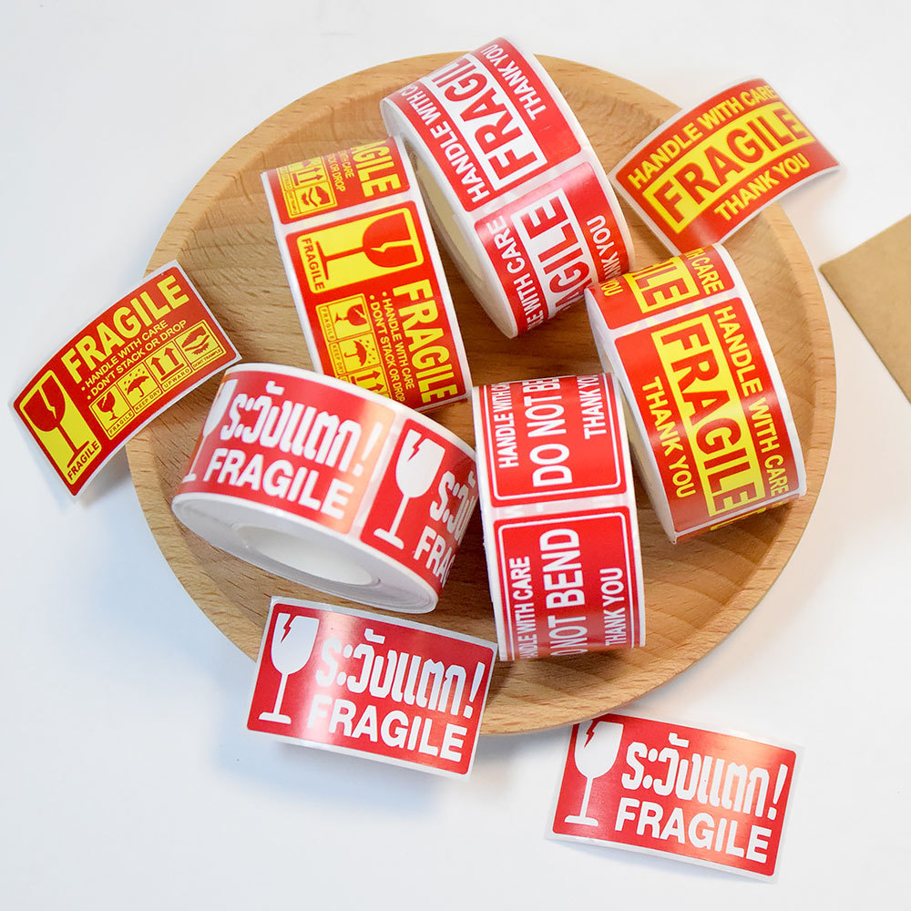 250Pcs Fragile Warning Sticker - огляд і ціна Food Storage Labels