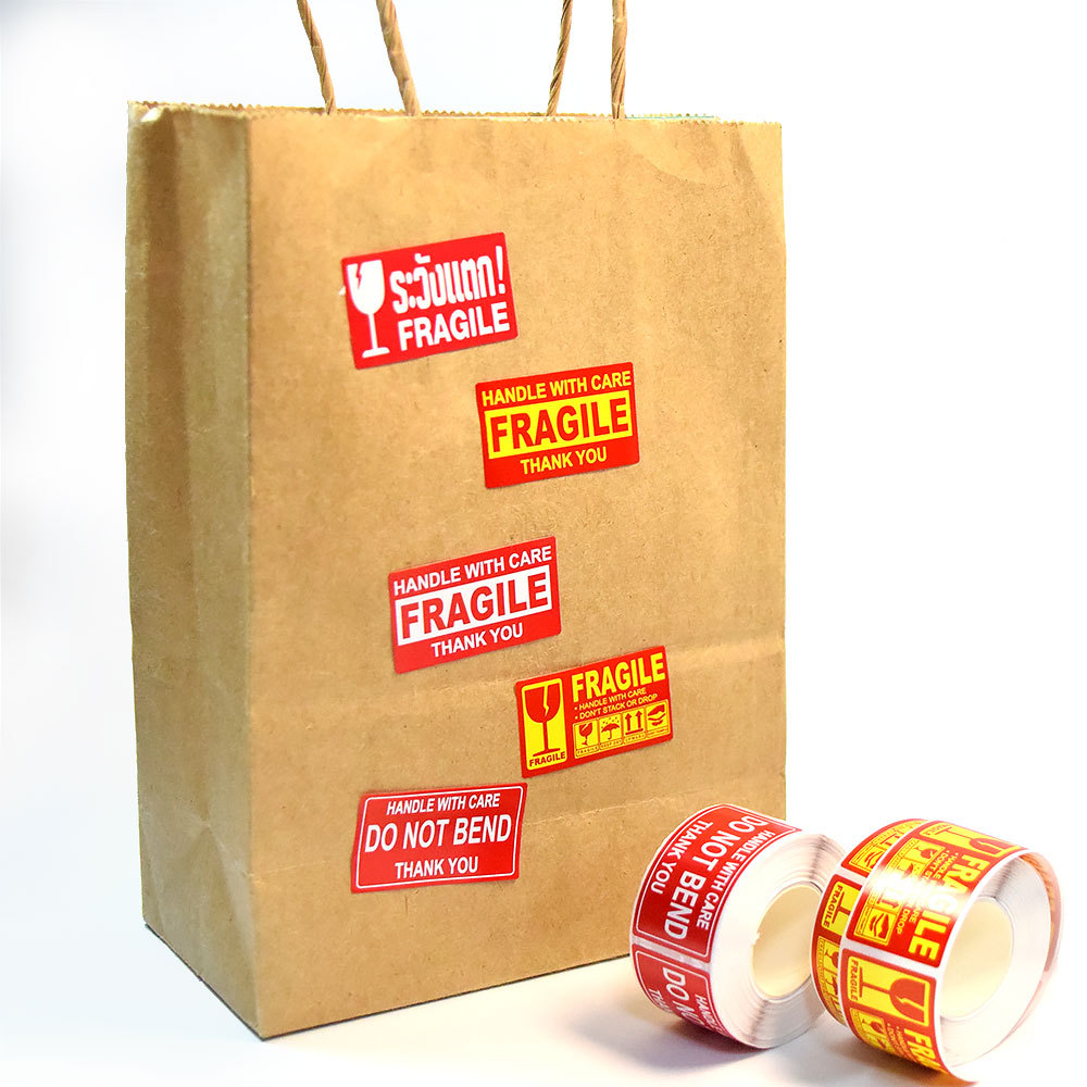 250Pcs Fragile Warning Sticker - огляд і ціна Food Storage Labels