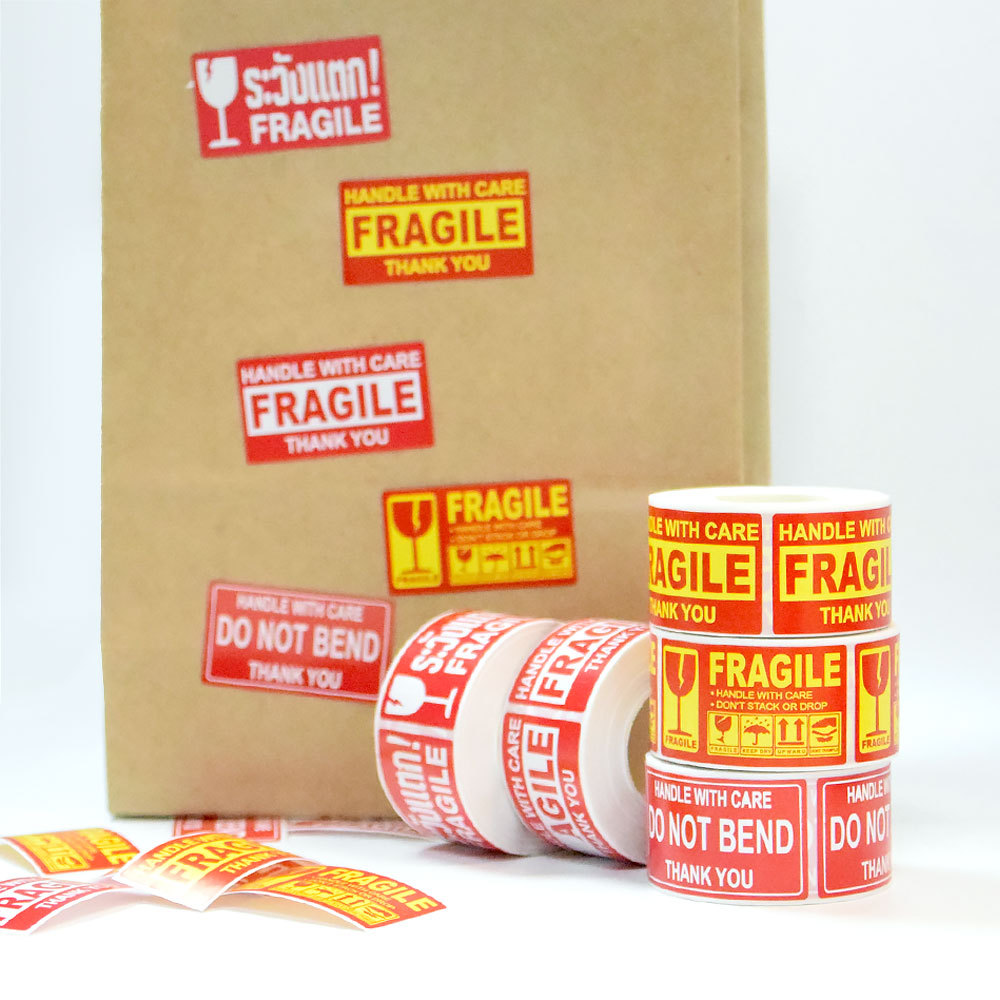 250Pcs Fragile Warning Sticker - огляд і ціна Food Storage Labels