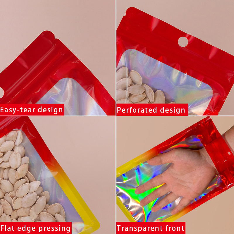 Holographic Color Square Zippe - огляд і ціна Food Storage Bag